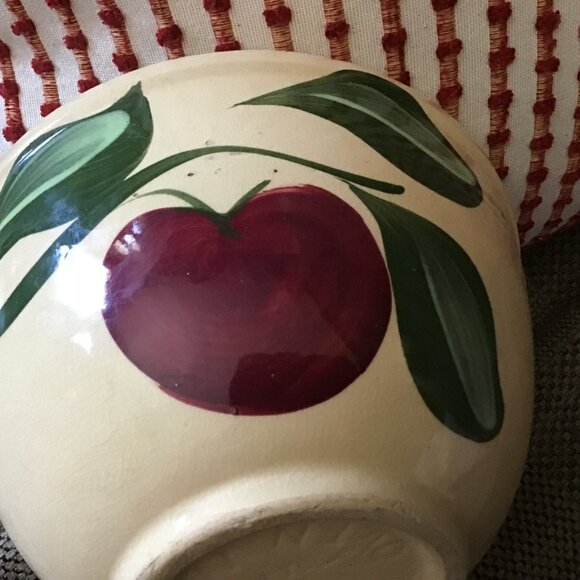 Vintage Watt #7 Bowl - Lange's Advertising - Iowa Advertising Bowl - Nice Bowl - Picture 3 of 8